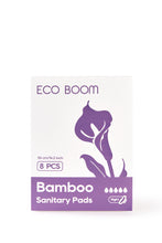 Load image into Gallery viewer, NEW! ECO BOOM LONG PADS Feminine Biodegradable Bamboo Sanitary Pads
