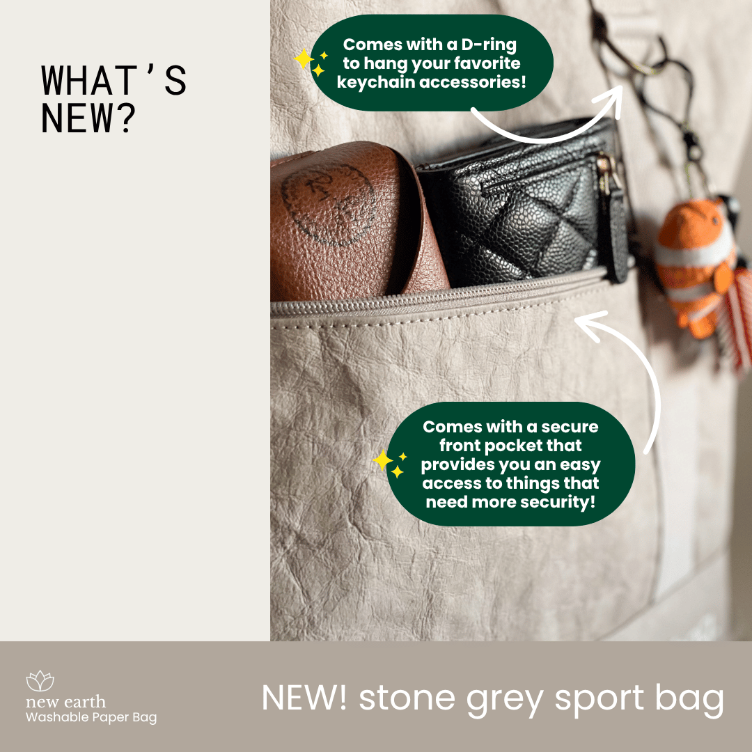 NEW! LARGE SPORT Washable Paper Bag