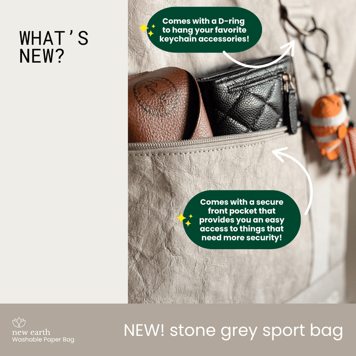 NEW! LARGE SPORT Washable Paper Bag