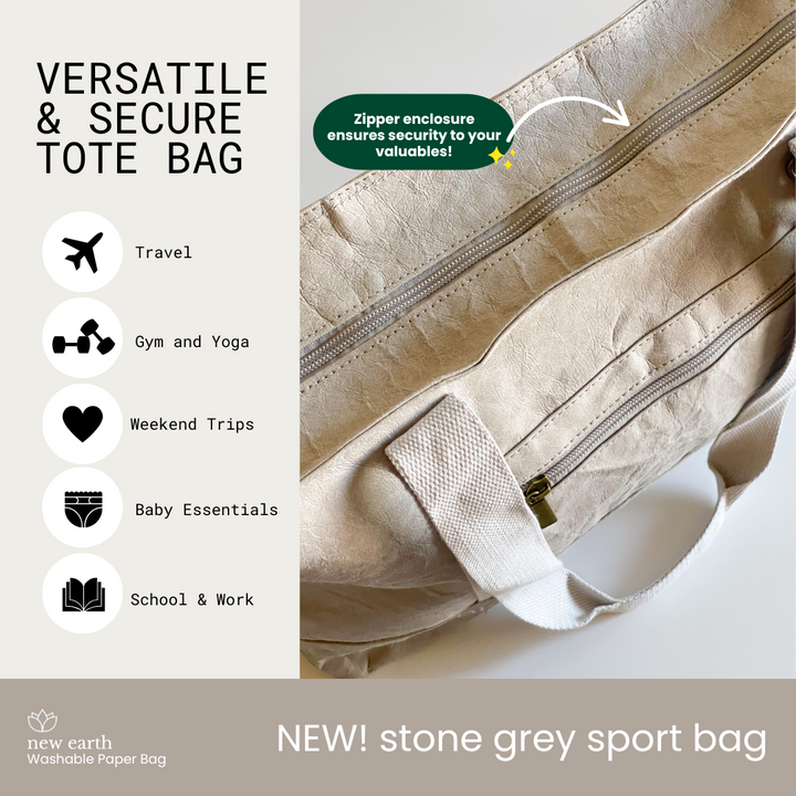 NEW! MEDIUM SPORT Washable Paper Bag