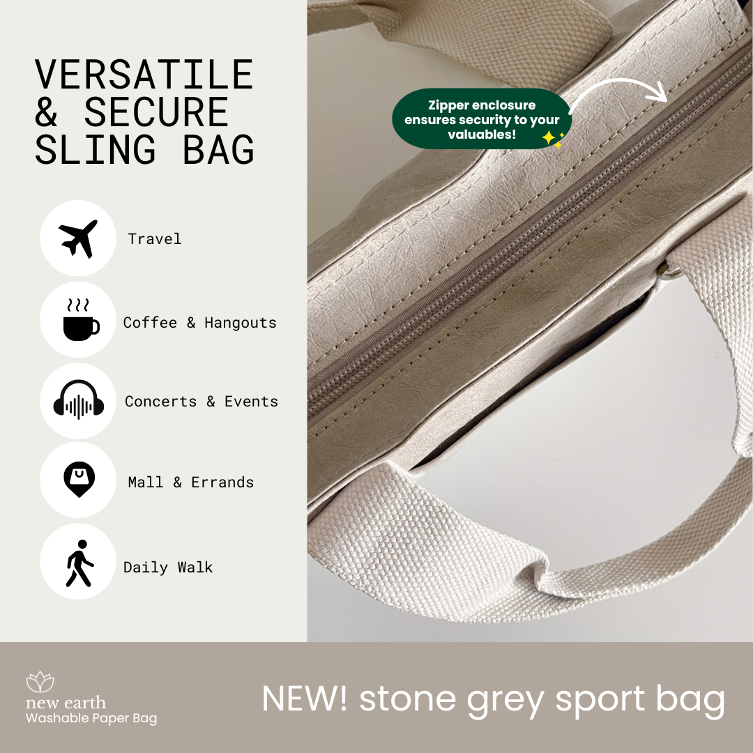 NEW! SLING SPORT Washable Paper Bag