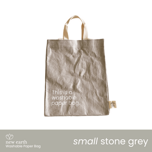 SMALL New Earth Washable Paper Bag