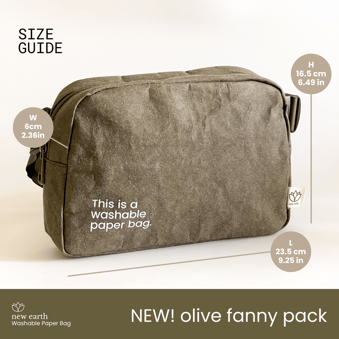 FANNY PACK Washable Paper Bag
