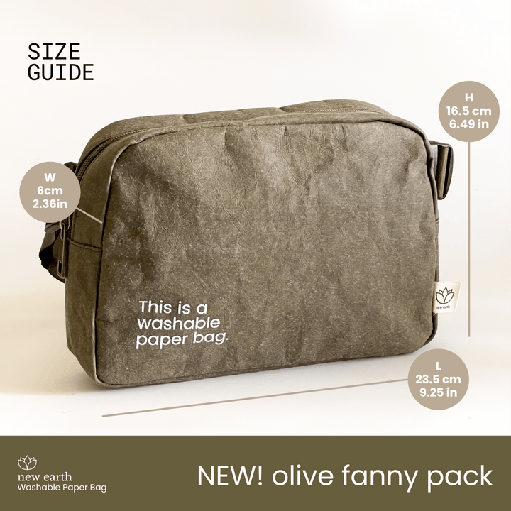 FANNY PACK Washable Paper Bag