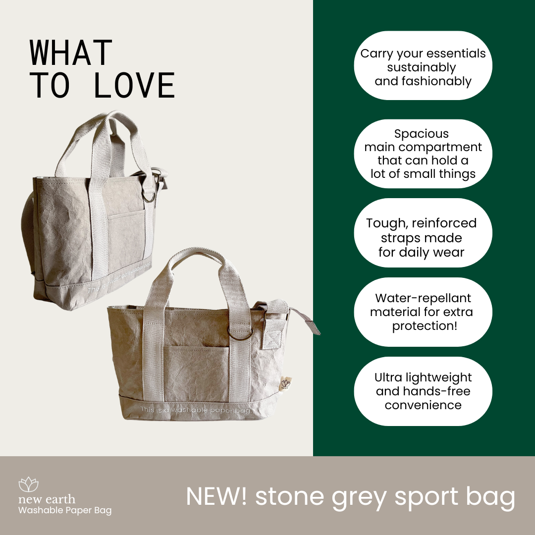 NEW! SLING SPORT Washable Paper Bag