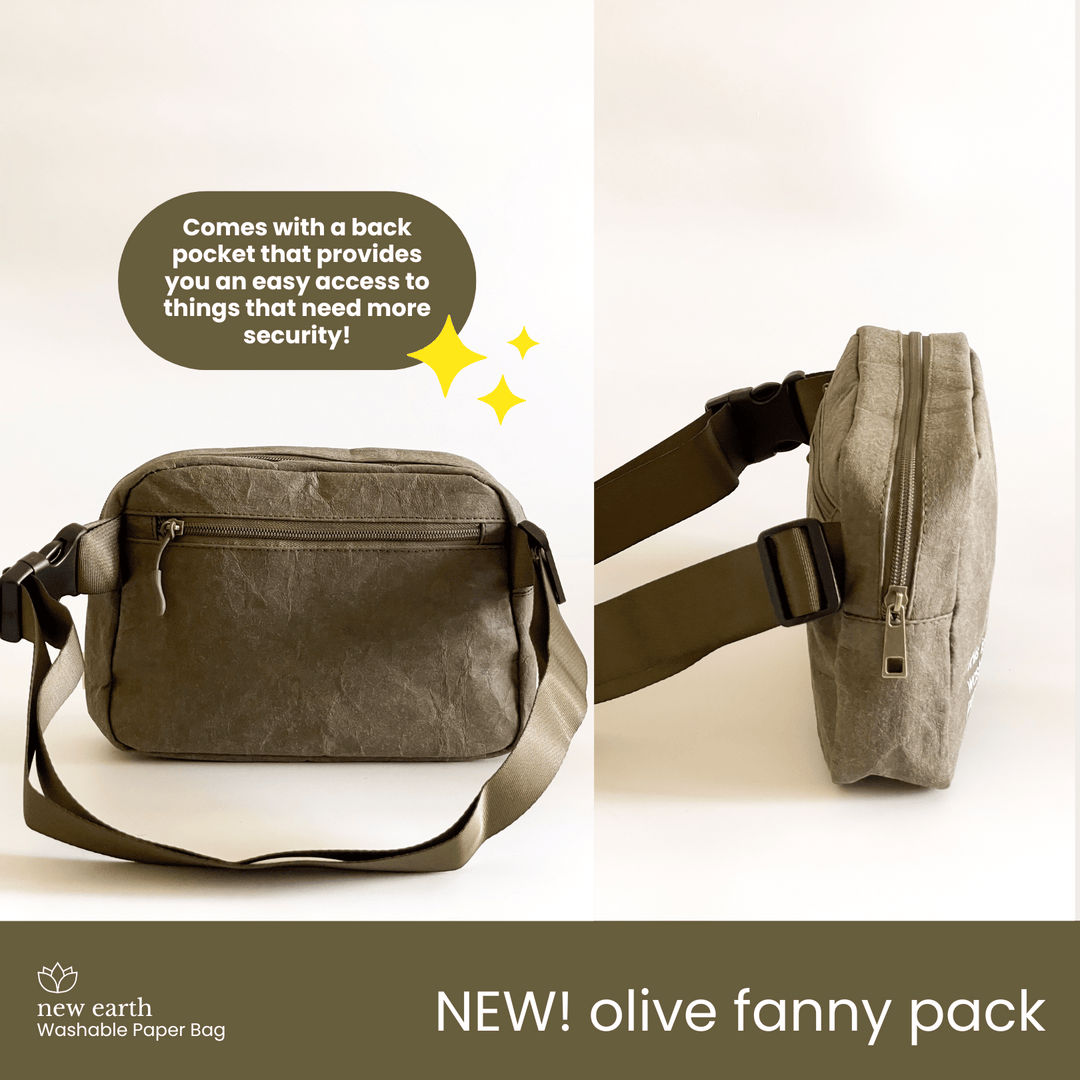 FANNY PACK Washable Paper Bag