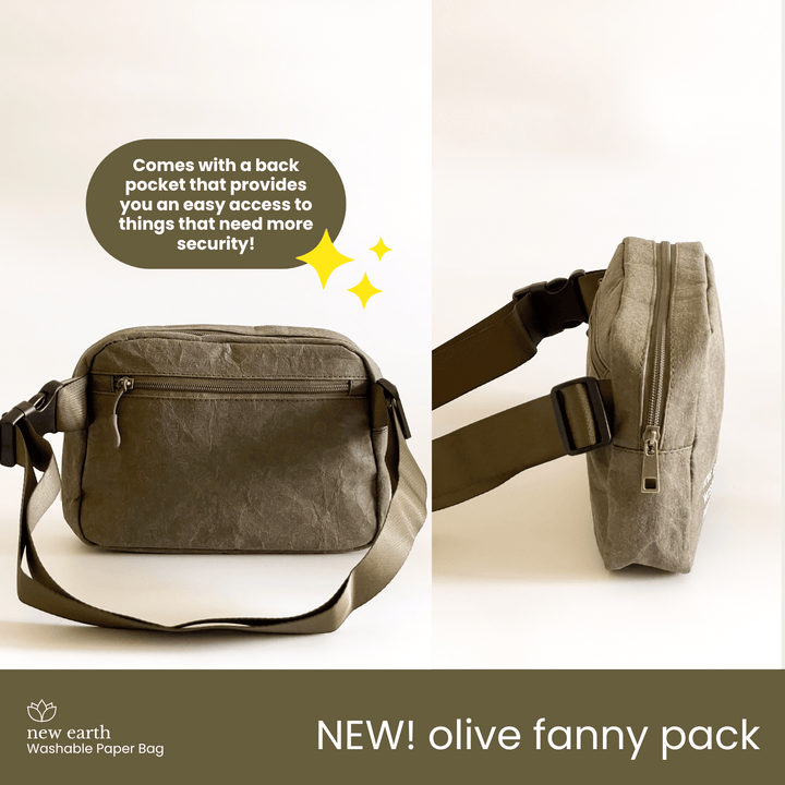 FANNY PACK Washable Paper Bag