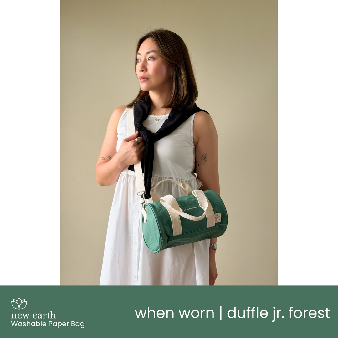 NEW! DUFFLE JR. Washable Paper Bag