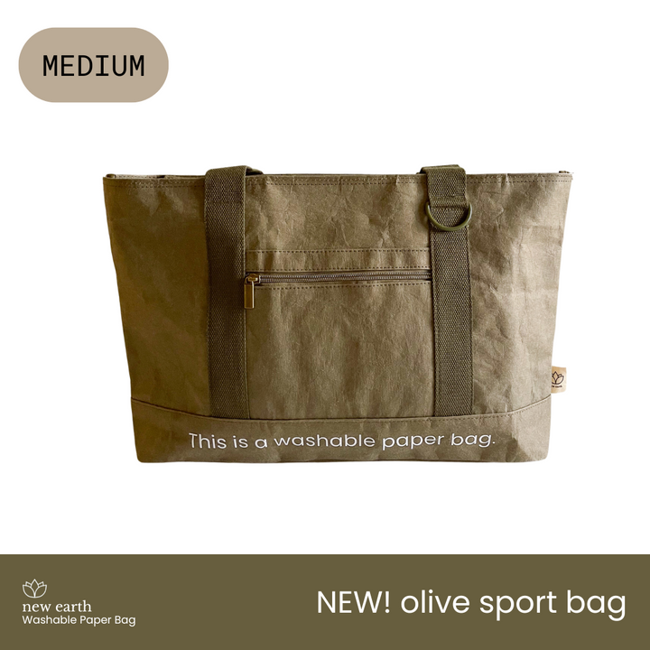 NEW! MEDIUM SPORT Washable Paper Bag
