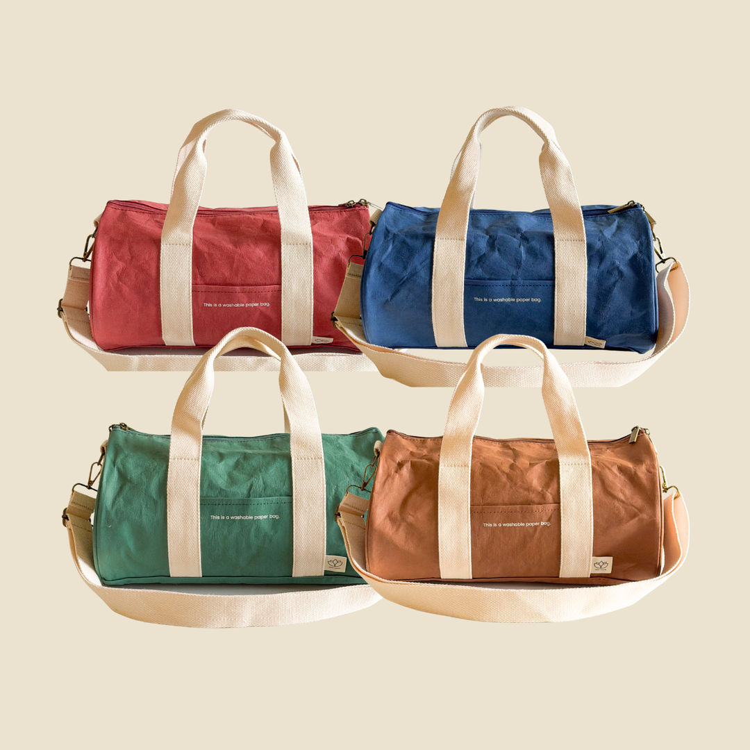 NEW! DUFFLE MOM Washable Paper Bag