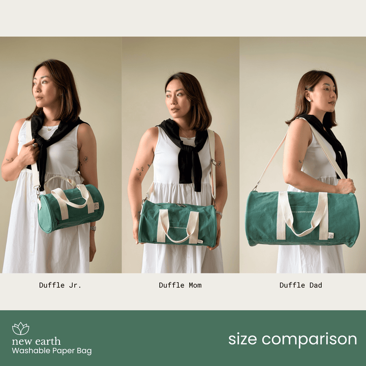 NEW! DUFFLE MOM Washable Paper Bag