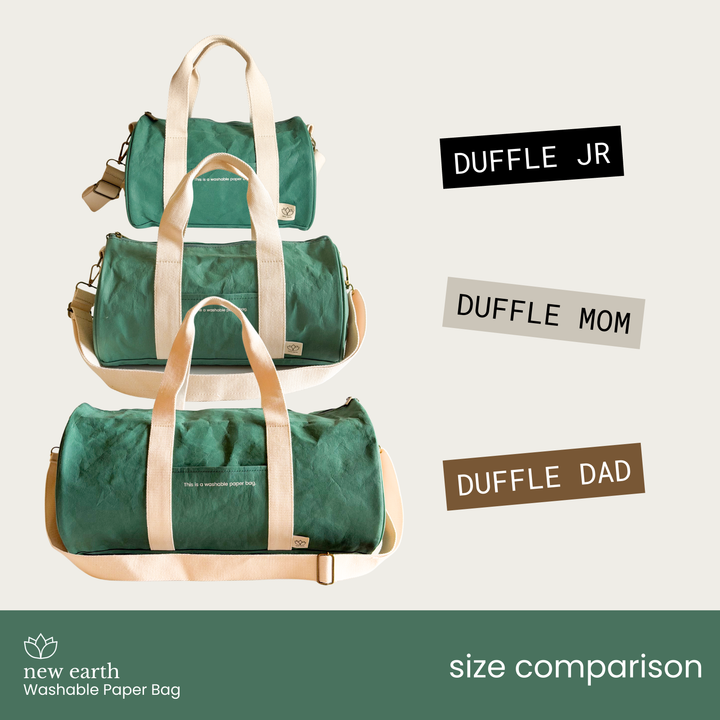 NEW! DUFFLE JR. Washable Paper Bag