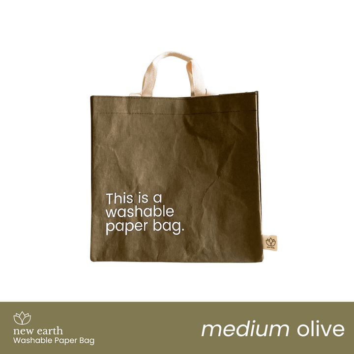 MEDIUM Washable Paper Bag