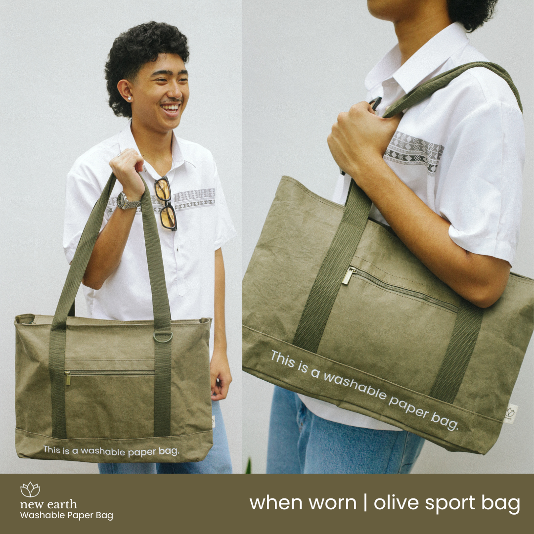 NEW! MEDIUM SPORT Washable Paper Bag