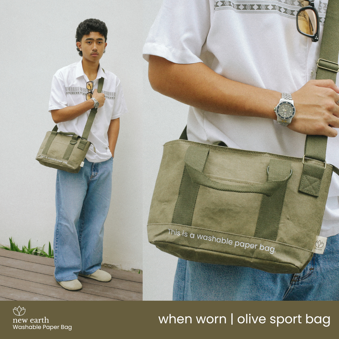 NEW! SLING SPORT Washable Paper Bag