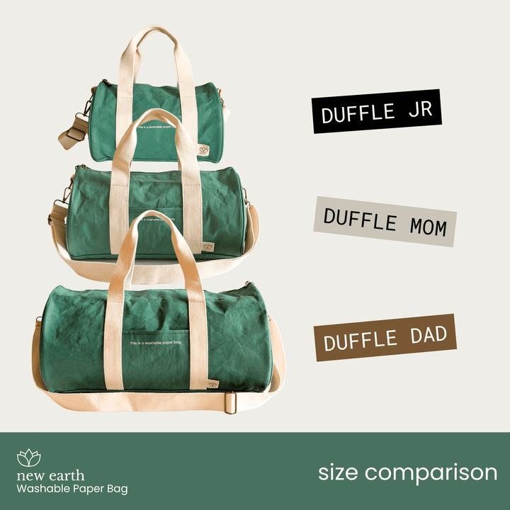 NEW! DUFFLE MOM Washable Paper Bag