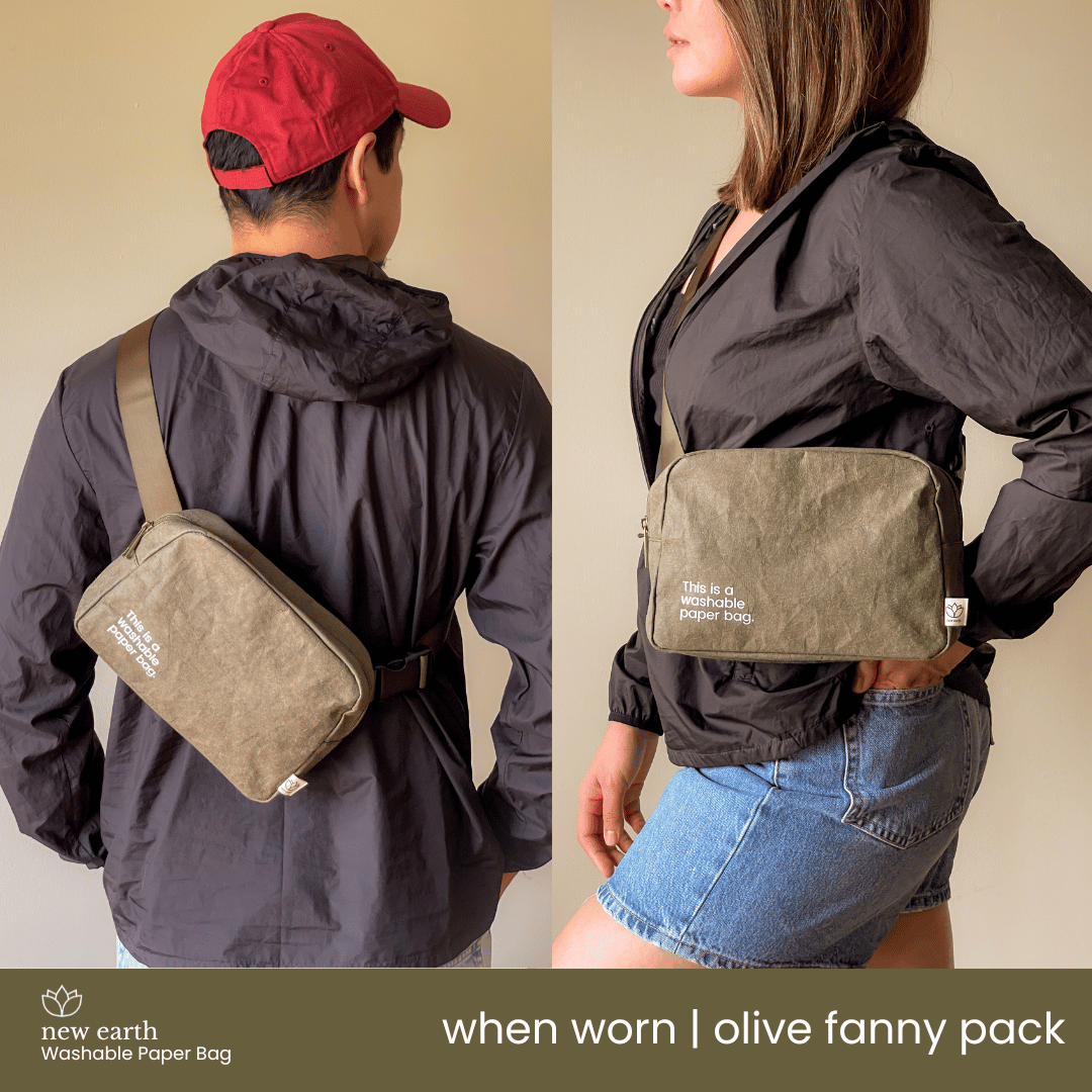 FANNY PACK Washable Paper Bag