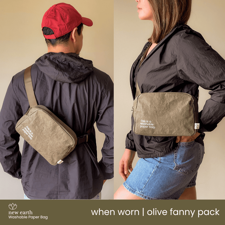 FANNY PACK Washable Paper Bag