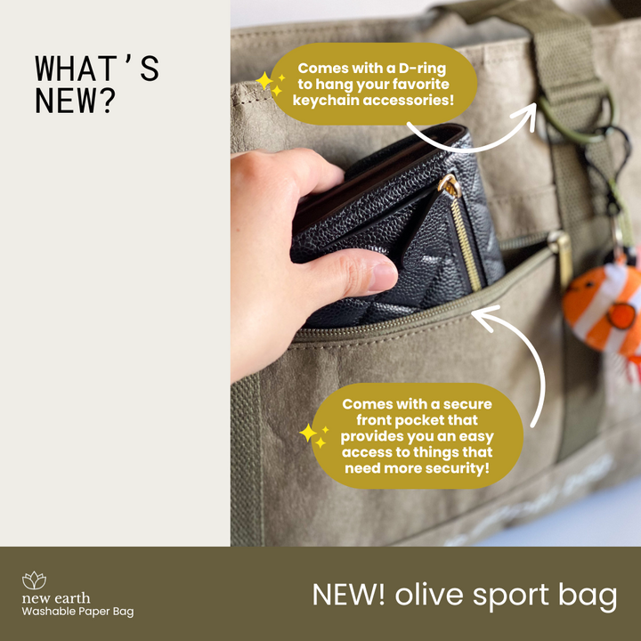 NEW! MEDIUM SPORT Washable Paper Bag