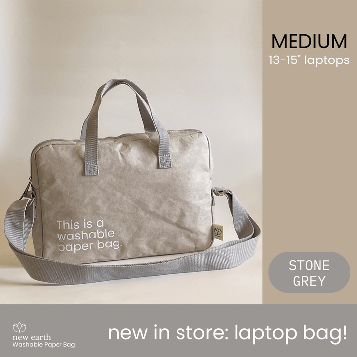 MEDIUM Washable Paper Laptop Bag