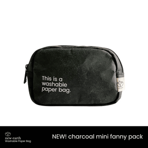 NEW IN STORE! New Earth Mini Fanny Pack Washable Paper Bag