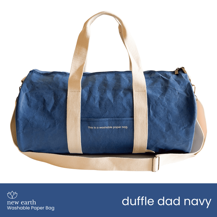 NEW! DUFFLE DAD Washable Paper Bag