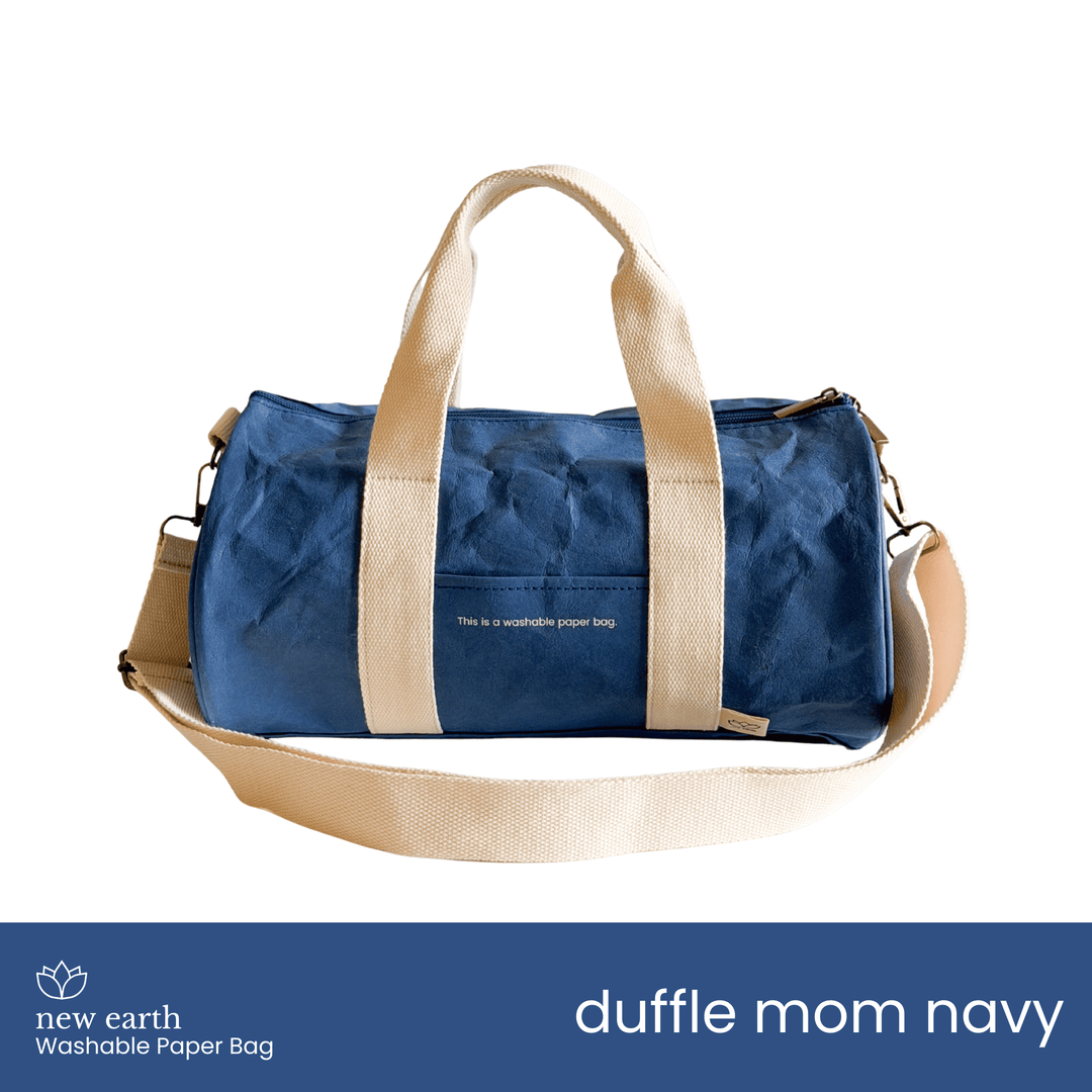 NEW! DUFFLE MOM Washable Paper Bag
