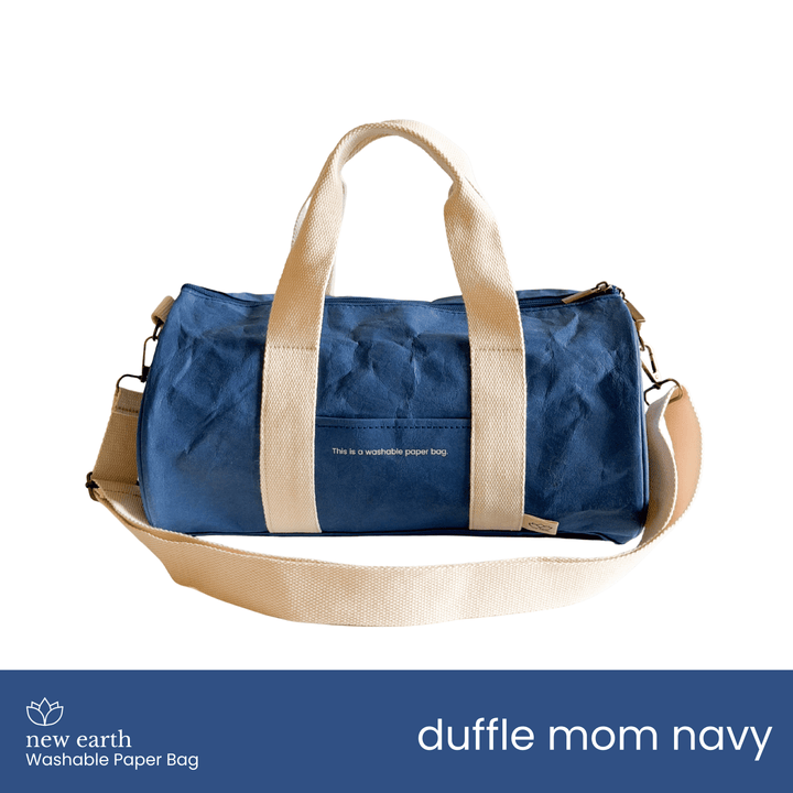 NEW! DUFFLE MOM Washable Paper Bag