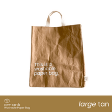 Load image into Gallery viewer, LARGE New Earth Washable Paper Bag
