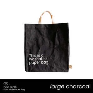 LARGE New Earth Washable Paper Bag