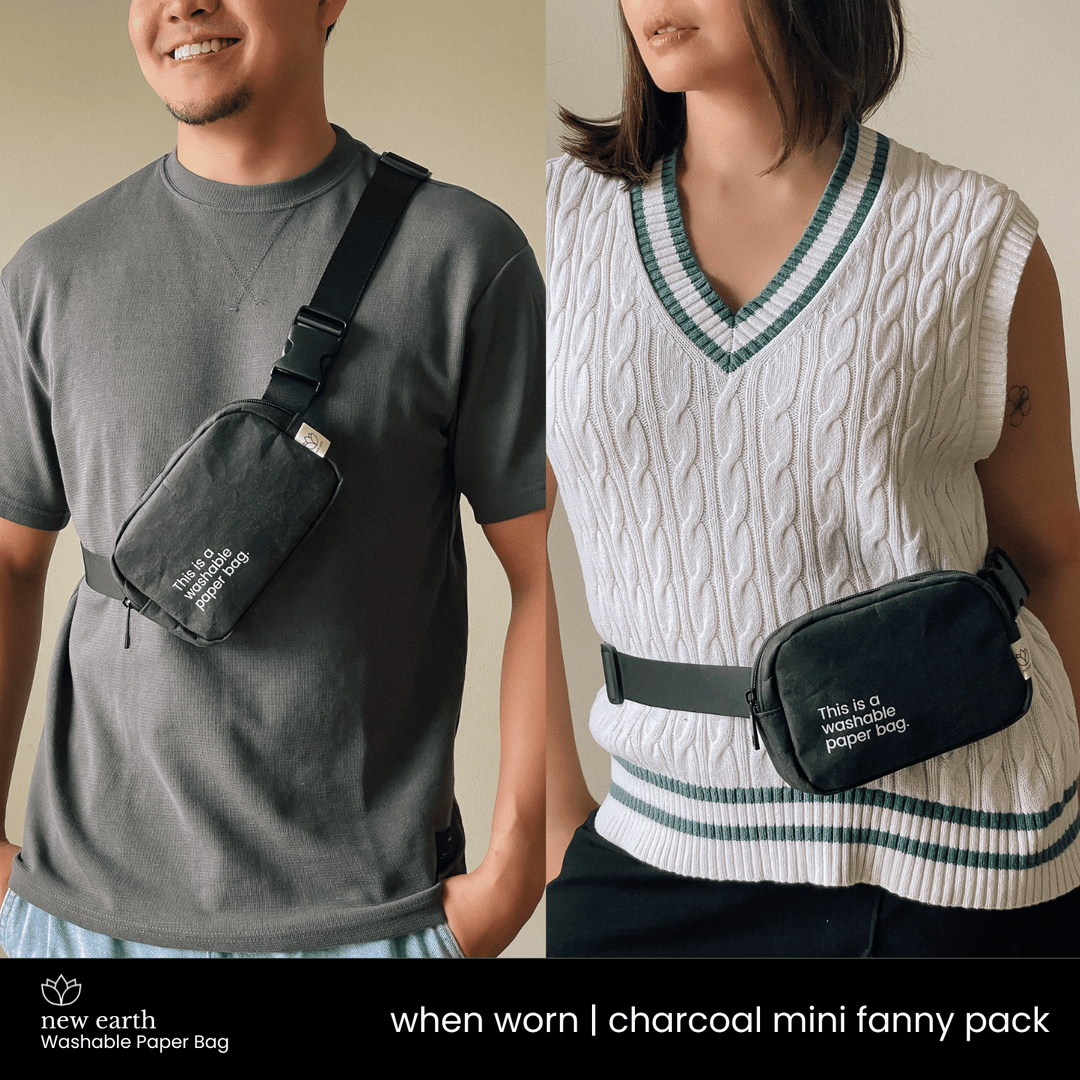 MINI FANNY PACK Washable Paper Bag