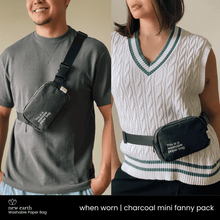 Load image into Gallery viewer, NEW IN STORE! New Earth Mini Fanny Pack Washable Paper Bag
