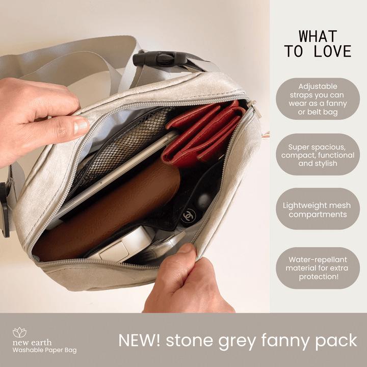 FANNY PACK Washable Paper Bag
