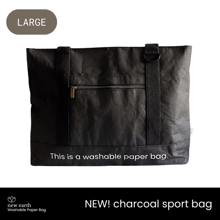 NEW! LARGE SPORT Washable Paper Bag
