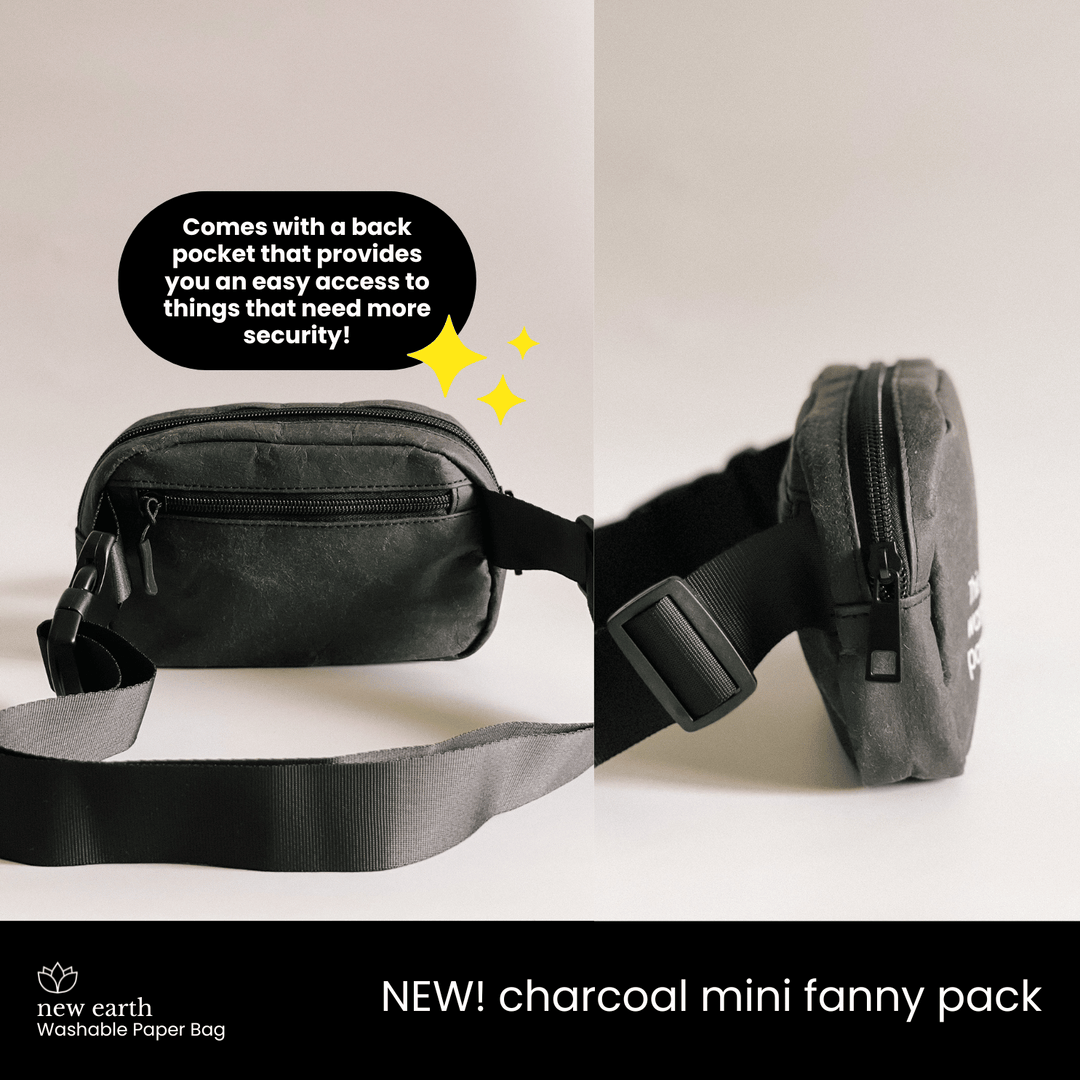 MINI FANNY PACK Washable Paper Bag