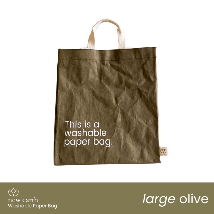 LARGE Washable Paper Bag