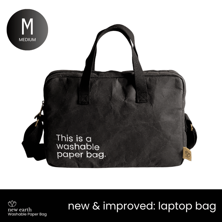 MEDIUM Washable Paper Laptop Bag