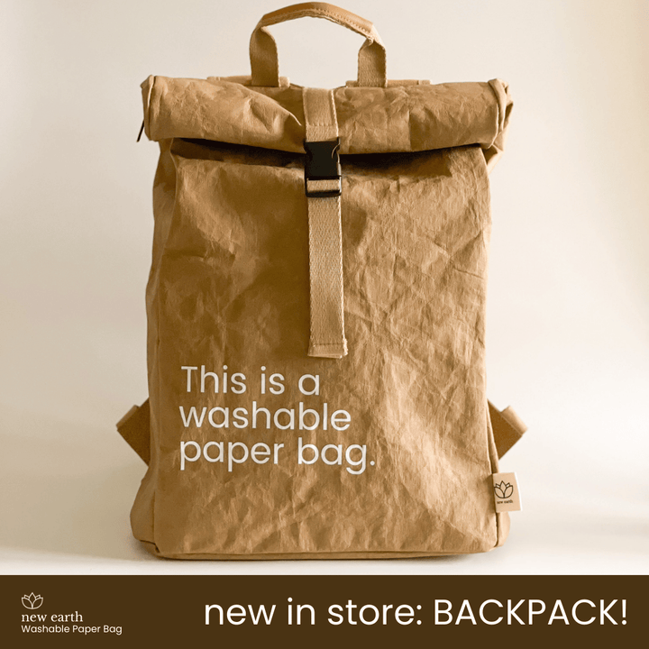 BACKPACK Washable Paper Bag
