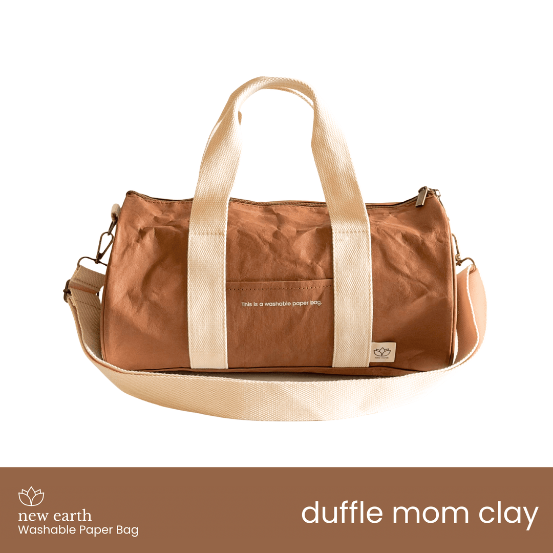 NEW! DUFFLE MOM Washable Paper Bag