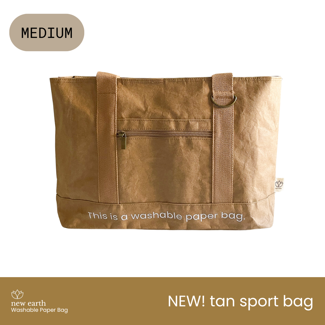 NEW! MEDIUM SPORT Washable Paper Bag