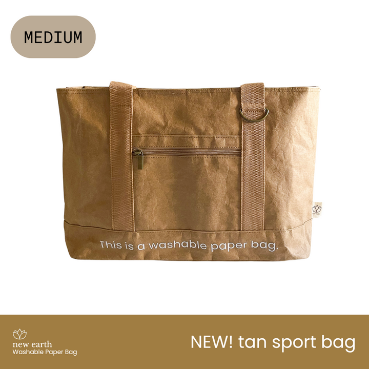 NEW! MEDIUM SPORT Washable Paper Bag