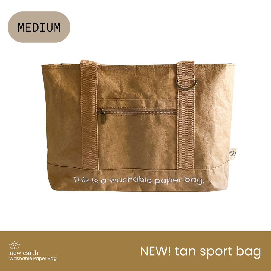 MEDIUM SPORT Washable Paper Bag – New Earth