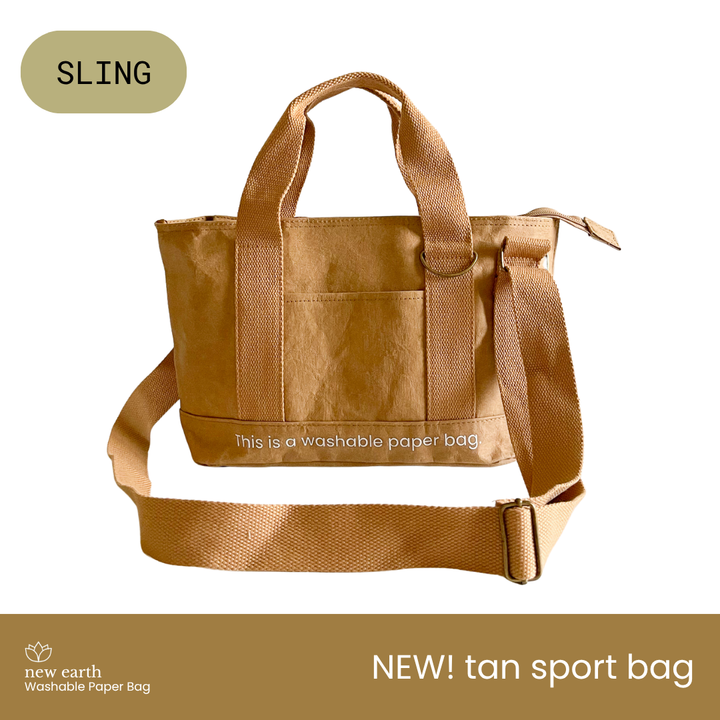 NEW! SLING SPORT Washable Paper Bag