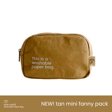 Load image into Gallery viewer, NEW IN STORE! New Earth Mini Fanny Pack Washable Paper Bag
