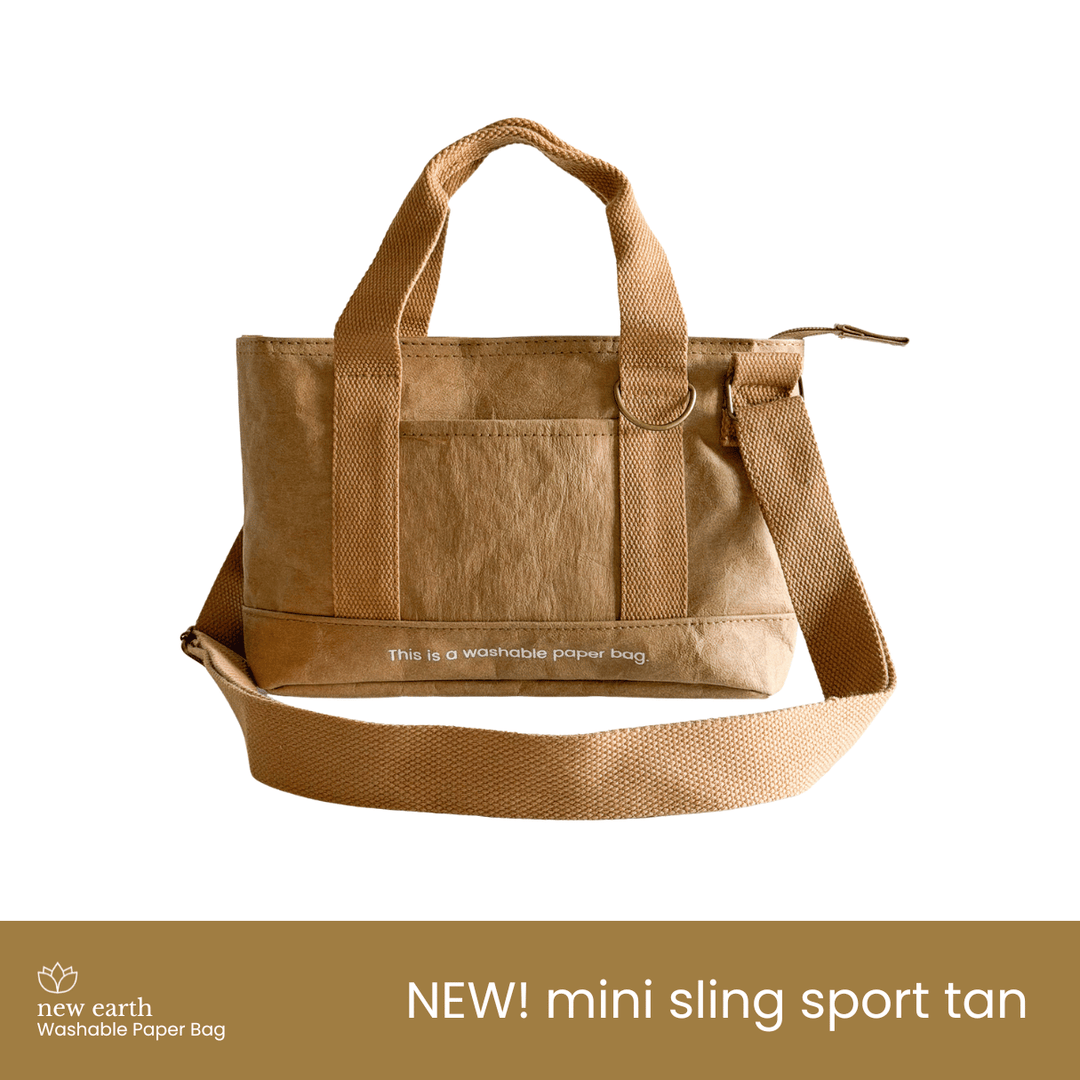 MINI SLING SPORT Washable Paper Bag