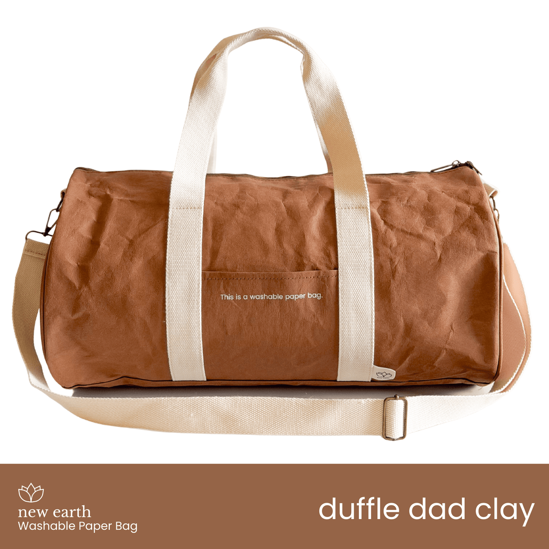 NEW! DUFFLE DAD Washable Paper Bag