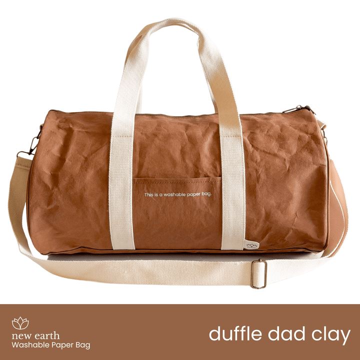 NEW! DUFFLE DAD Washable Paper Bag