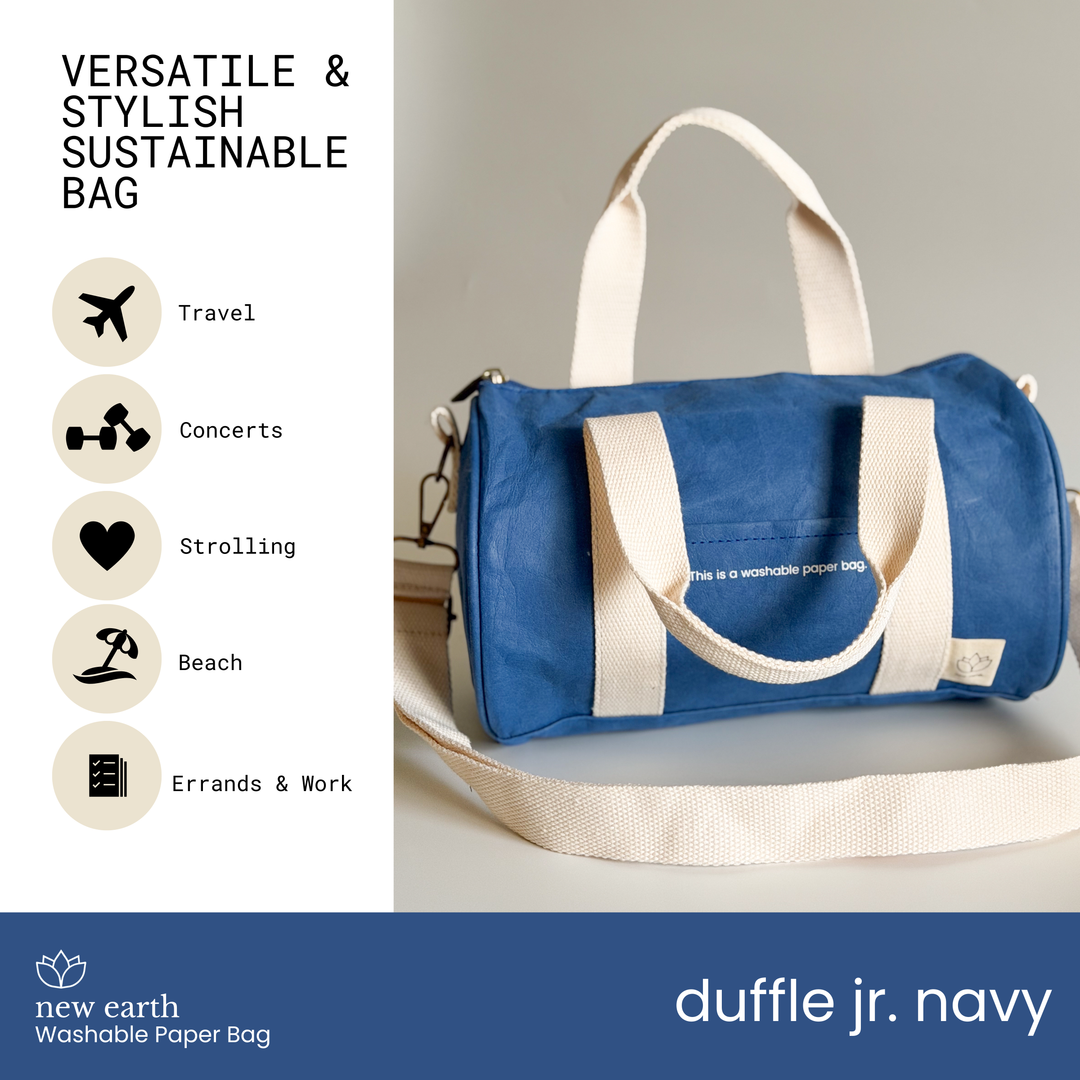 NEW! DUFFLE JR. Washable Paper Bag