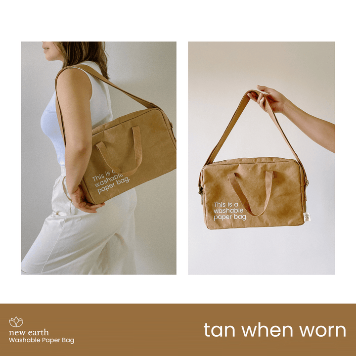 MEDIUM Washable Paper Laptop Bag