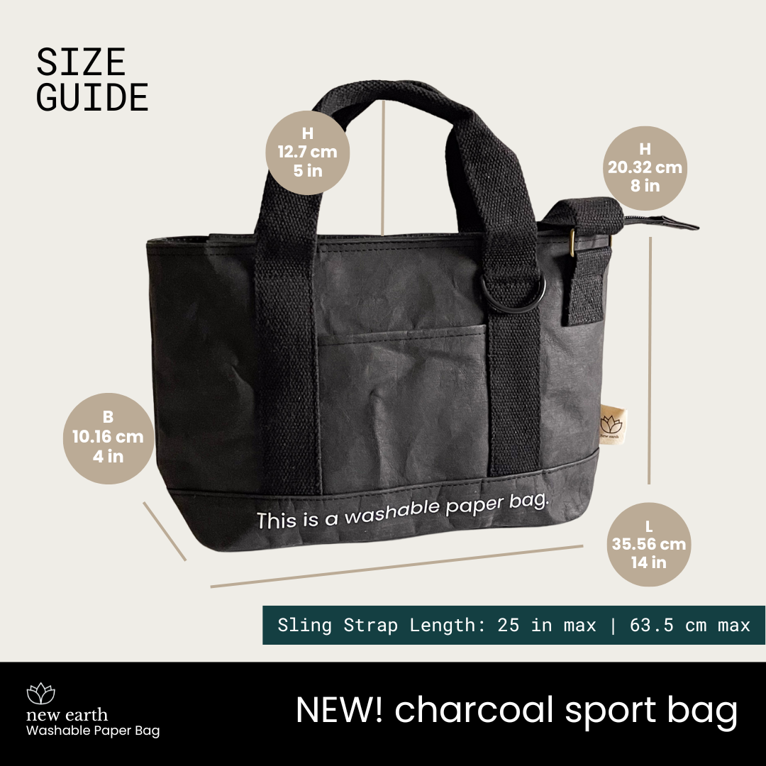 NEW! SLING SPORT Washable Paper Bag